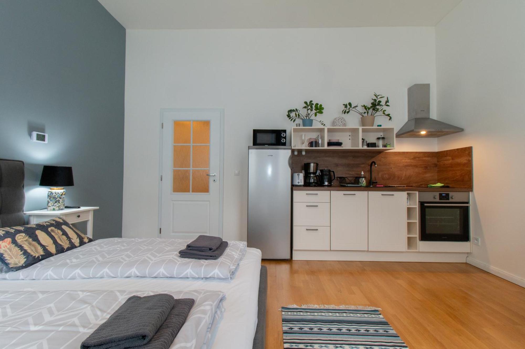 Stay Inn Apartments Stepanska Prag Zimmer foto