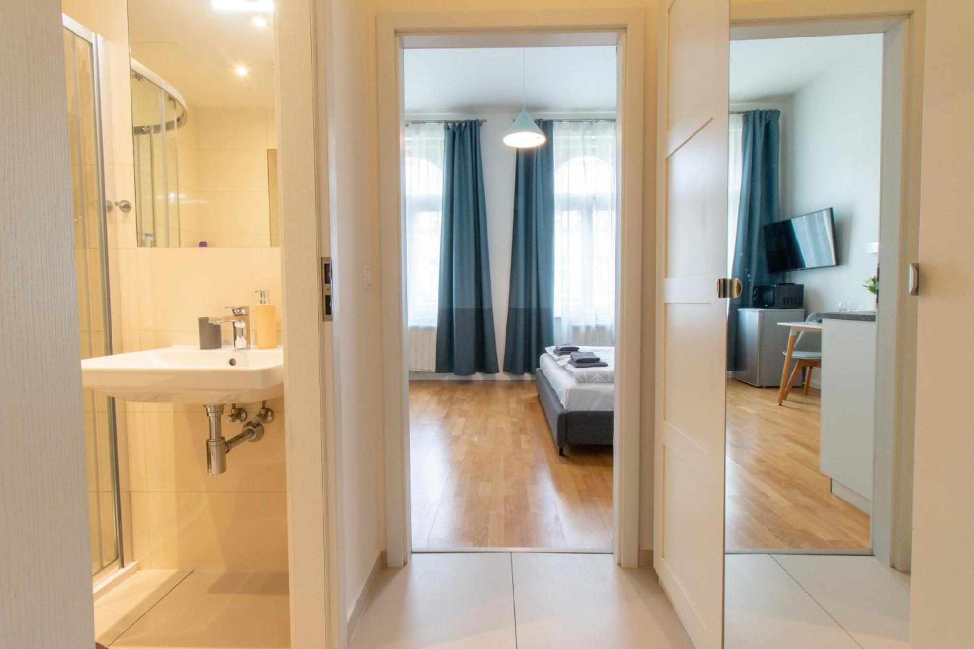Stay Inn Apartments Stepanska Prag Zimmer foto